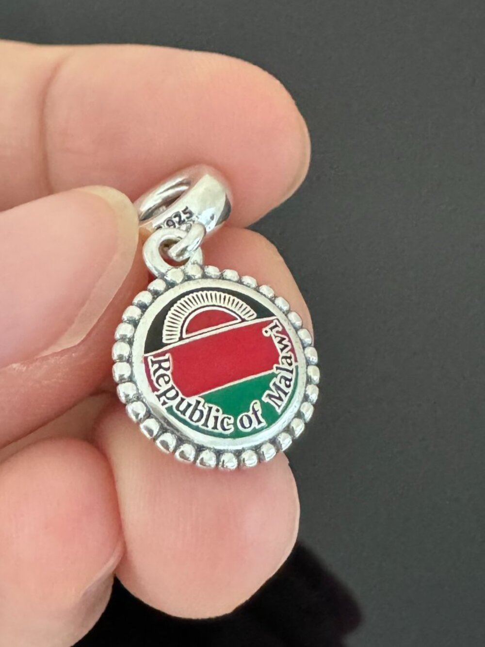 Pandora Republic of Malawi Flag Exclusive Charm